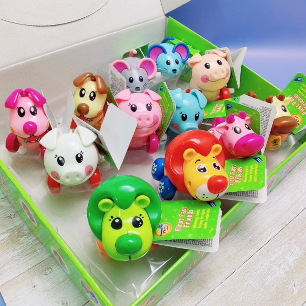 Заводная игрушка для детей Животный мир / В АССОРТИМЕНТЕ